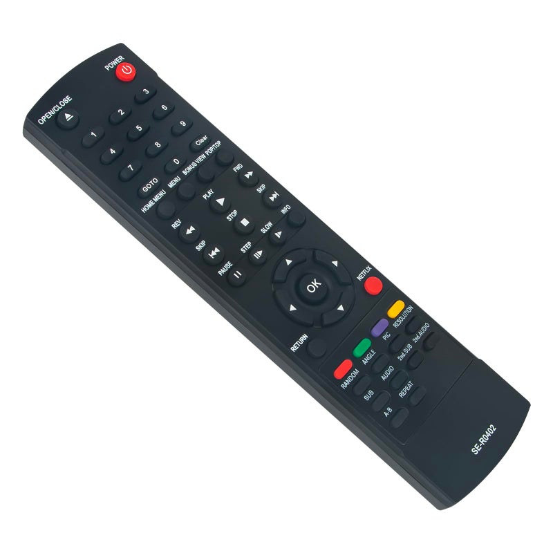 WINFLIKE New Blu-ray Replace Remote SE-R0402 Compatible with Toshiba Blu-ray Disc DVD Player BDX2150KU BDK21KU BDX2250KU BDX2250 BDX5200 BDX4200KU BDX5200KU - Image 5